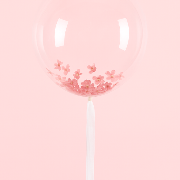 Transparante Bubbelballon met Droge Hortensia